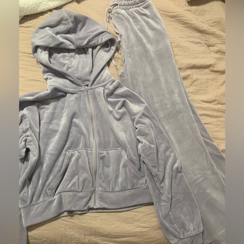 Women's Cozy Purple Hooded Set